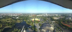 Archiv Foto Webcam München: Panorama Olympiastadion und Olympiapark 06:00