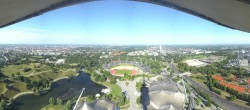Archiv Foto Webcam München: Panorama Olympiastadion und Olympiapark 07:00