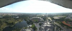 Archiv Foto Webcam München: Panorama Olympiastadion und Olympiapark 17:00