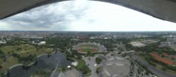 Archiv Foto Webcam München: Panorama Olympiastadion und Olympiapark 07:00