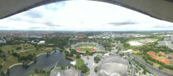 Archiv Foto Webcam München: Panorama Olympiastadion und Olympiapark 10:00