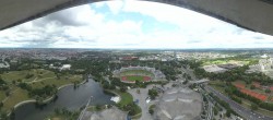 Archiv Foto Webcam München: Panorama Olympiastadion und Olympiapark 12:00