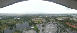Archiv Foto Webcam München: Panorama Olympiastadion und Olympiapark 09:00