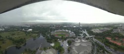 Archiv Foto Webcam München: Panorama Olympiastadion und Olympiapark 13:00