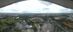 Archiv Foto Webcam München: Panorama Olympiastadion und Olympiapark 15:00