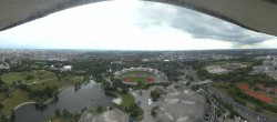 Archiv Foto Webcam München: Panorama Olympiastadion und Olympiapark 17:00