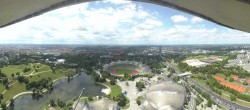 Archiv Foto Webcam München: Panorama Olympiastadion und Olympiapark 11:00