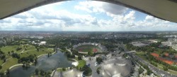Archiv Foto Webcam München: Panorama Olympiastadion und Olympiapark 13:00