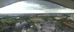 Archiv Foto Webcam München: Panorama Olympiastadion und Olympiapark 15:00