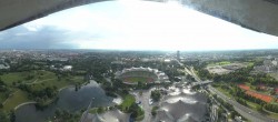 Archiv Foto Webcam München: Panorama Olympiastadion und Olympiapark 17:00