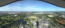 Archiv Foto Webcam München: Panorama Olympiastadion und Olympiapark 07:00