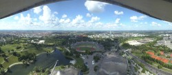 Archiv Foto Webcam München: Panorama Olympiastadion und Olympiapark 09:00