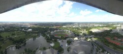 Archiv Foto Webcam München: Panorama Olympiastadion und Olympiapark 11:00