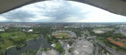 Archiv Foto Webcam München: Panorama Olympiastadion und Olympiapark 15:00
