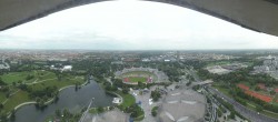 Archiv Foto Webcam München: Panorama Olympiastadion und Olympiapark 07:00