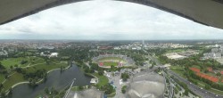 Archiv Foto Webcam München: Panorama Olympiastadion und Olympiapark 09:00