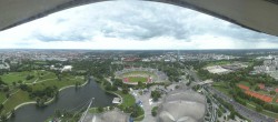 Archiv Foto Webcam München: Panorama Olympiastadion und Olympiapark 11:00