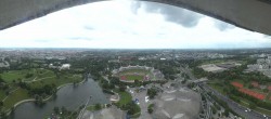 Archiv Foto Webcam München: Panorama Olympiastadion und Olympiapark 13:00