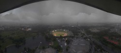 Archiv Foto Webcam München: Panorama Olympiastadion und Olympiapark 19:00