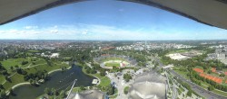 Archiv Foto Webcam München: Panorama Olympiastadion und Olympiapark 09:00