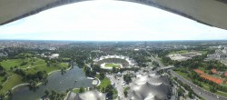 Archiv Foto Webcam München: Panorama Olympiastadion und Olympiapark 15:00