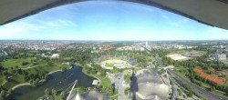 Archiv Foto Webcam München: Panorama Olympiastadion und Olympiapark 07:00