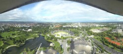 Archiv Foto Webcam München: Panorama Olympiastadion und Olympiapark 07:00