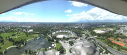 Archiv Foto Webcam München: Panorama Olympiastadion und Olympiapark 14:00