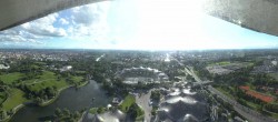 Archiv Foto Webcam München: Panorama Olympiastadion und Olympiapark 18:00