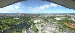 Archiv Foto Webcam München: Panorama Olympiastadion und Olympiapark 09:00