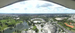 Archiv Foto Webcam München: Panorama Olympiastadion und Olympiapark 13:00