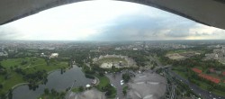 Archiv Foto Webcam München: Panorama Olympiastadion und Olympiapark 18:00