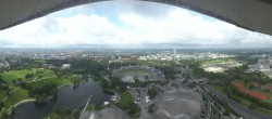 Archiv Foto Webcam München: Panorama Olympiastadion und Olympiapark 09:00