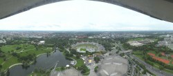 Archiv Foto Webcam München: Panorama Olympiastadion und Olympiapark 15:00