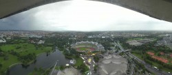 Archiv Foto Webcam München: Panorama Olympiastadion und Olympiapark 13:00