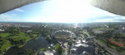 Archiv Foto Webcam München: Panorama Olympiastadion und Olympiapark 17:00