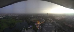 Archiv Foto Webcam München: Panorama Olympiastadion und Olympiapark 19:00