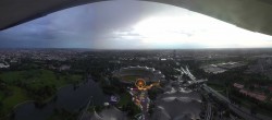 Archiv Foto Webcam München: Panorama Olympiastadion und Olympiapark 21:00
