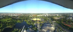 Archiv Foto Webcam München: Panorama Olympiastadion und Olympiapark 06:00