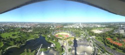 Archiv Foto Webcam München: Panorama Olympiastadion und Olympiapark 07:00