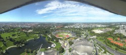 Archiv Foto Webcam München: Panorama Olympiastadion und Olympiapark 09:00