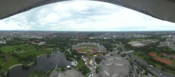 Archiv Foto Webcam München: Panorama Olympiastadion und Olympiapark 11:00