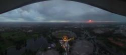 Archiv Foto Webcam München: Panorama Olympiastadion und Olympiapark 19:00