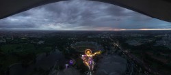 Archiv Foto Webcam München: Panorama Olympiastadion und Olympiapark 21:00