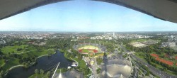 Archiv Foto Webcam München: Panorama Olympiastadion und Olympiapark 07:00