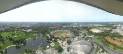 Archiv Foto Webcam München: Panorama Olympiastadion und Olympiapark 11:00