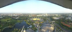 Archiv Foto Webcam München: Panorama Olympiastadion und Olympiapark 06:00