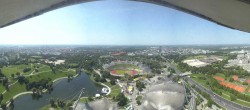 Archiv Foto Webcam München: Panorama Olympiastadion und Olympiapark 11:00