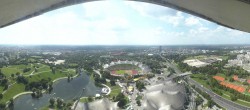 Archiv Foto Webcam München: Panorama Olympiastadion und Olympiapark 13:00