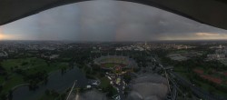 Archiv Foto Webcam München: Panorama Olympiastadion und Olympiapark 05:00
